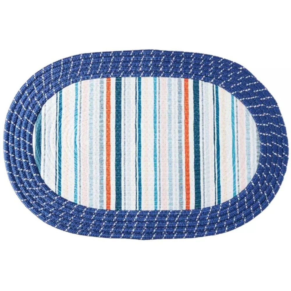 Oval Braided Kitchen Accent Rug (18
